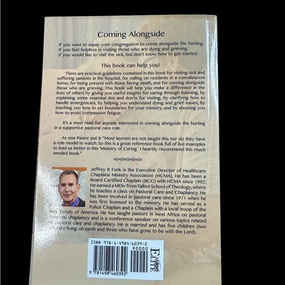 Coming Alongside by Jeffrey R. Funk SIGNED Pastoral Care Book – Bedside Ministry - Picture 2 of 3